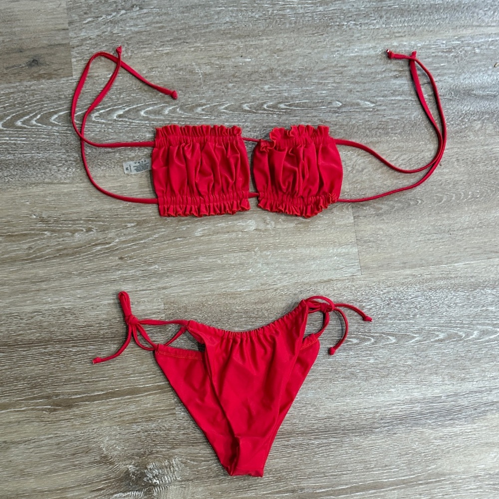 Red Bikini Set